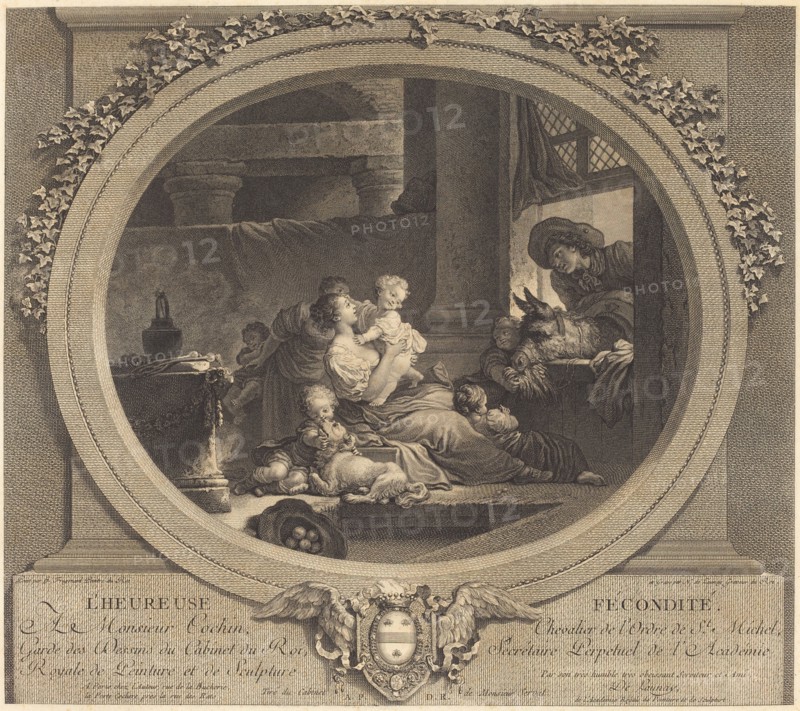 L'heureuse fécondité, 1777.