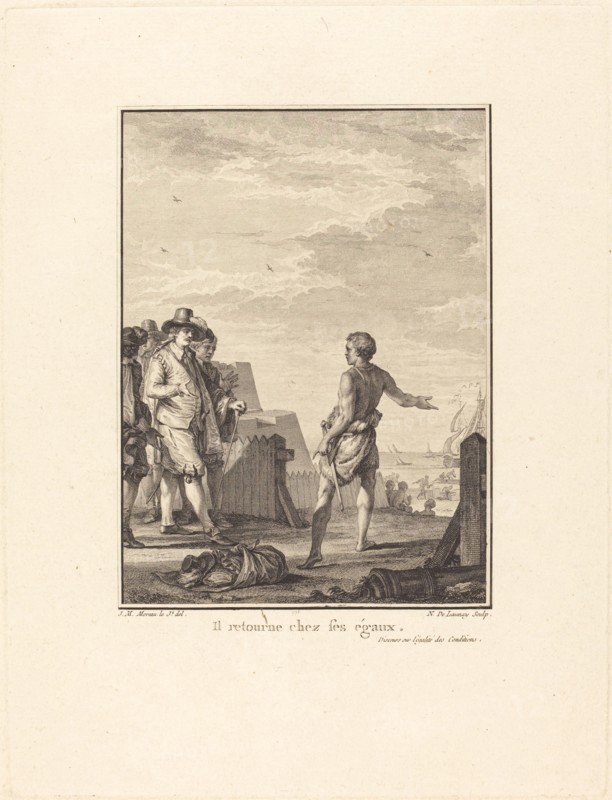 Discours sur l'égalité des conditions: Il retourne chez ses égaux, 1778.