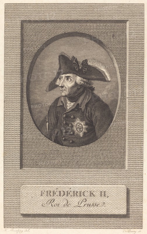 Frederick the Great, King of Prussia.