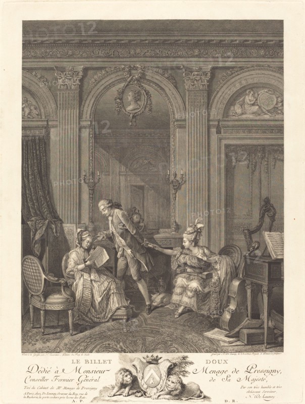 Le Billet doux, 1778.