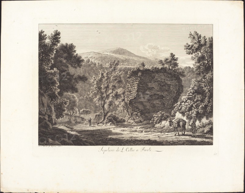Sepolcro di L. Cellio a Tivoli, 1795.