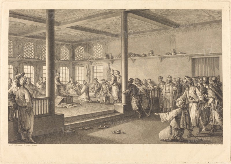Réception de Choiseul-Gouffier chez Hassan-Tchousch-Oglou, 1780.