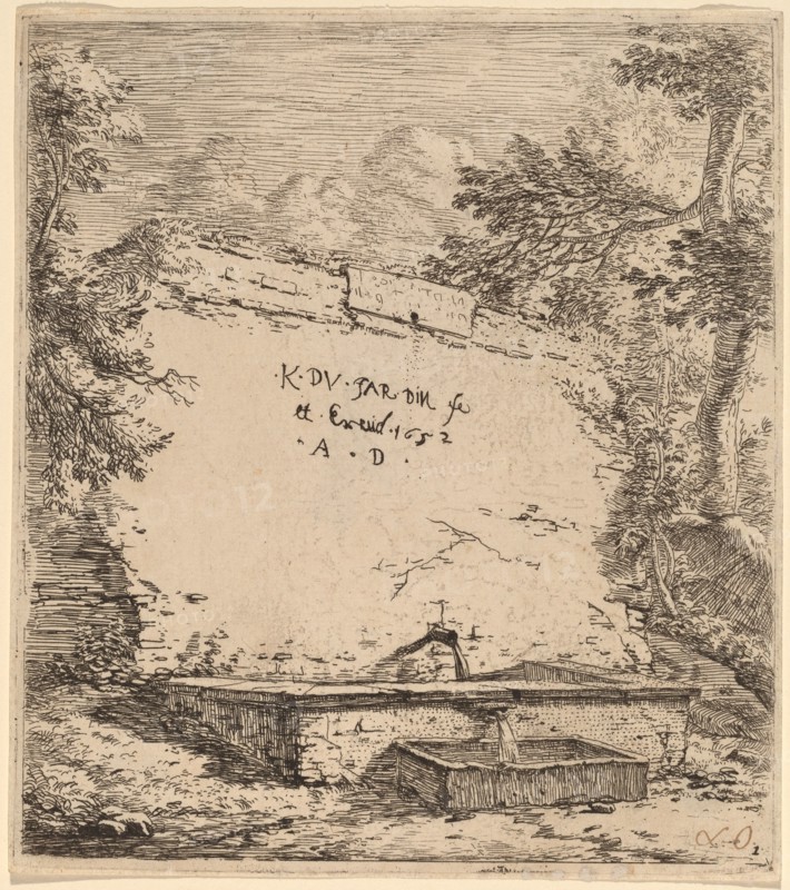 Title Page with Fountain, 1652.