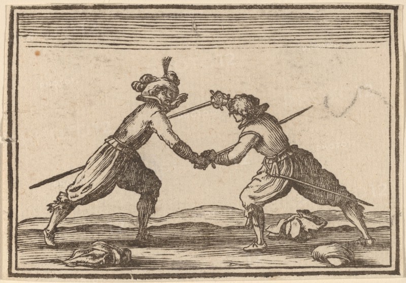 Duel with Swords, 1621.