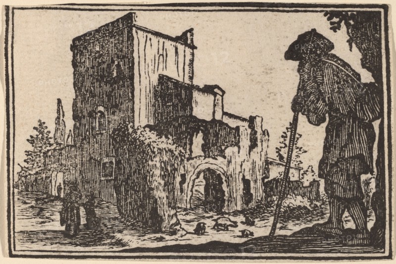 Shepherd and Ruins, 1621.