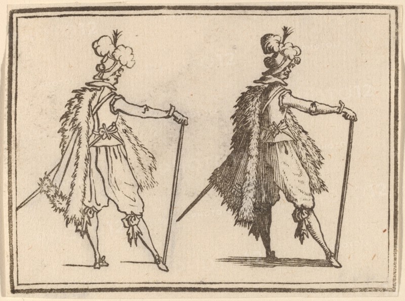 Gentleman with Cane, 1621.