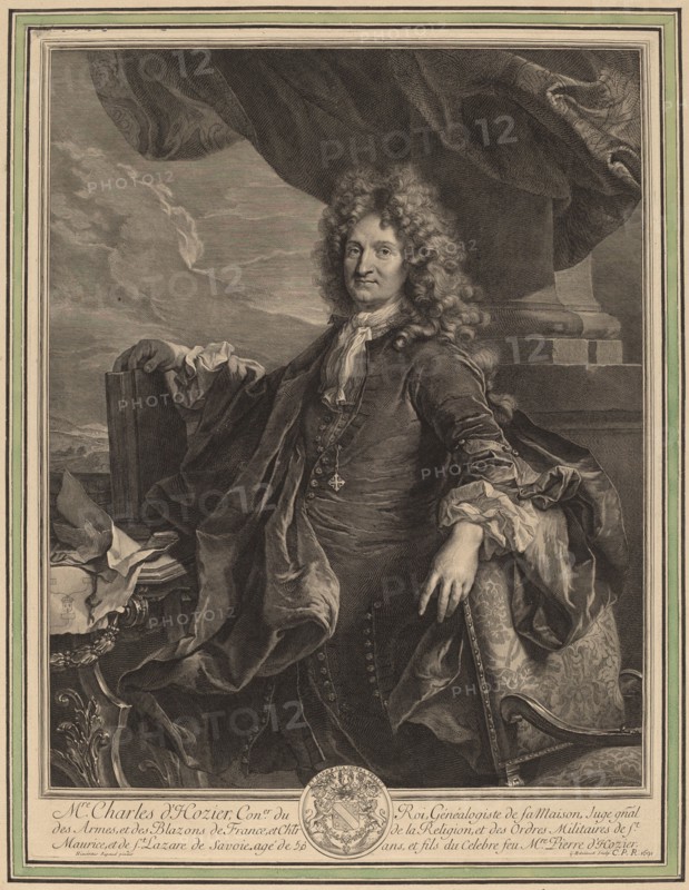 Charles-Rene d'Hozier, 1691.