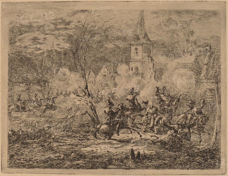 Capture of a Village (Prise d'un village).