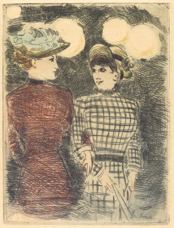 To Bullier's, c. 1876.