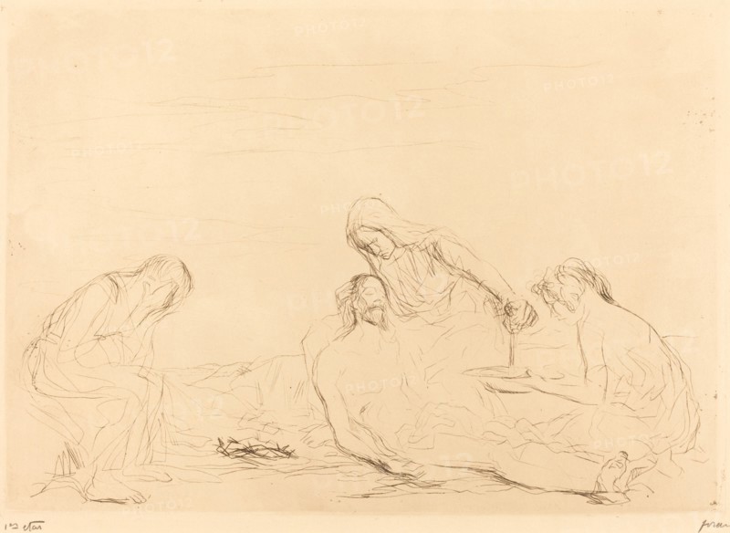 Pietà (third plate), 1910.