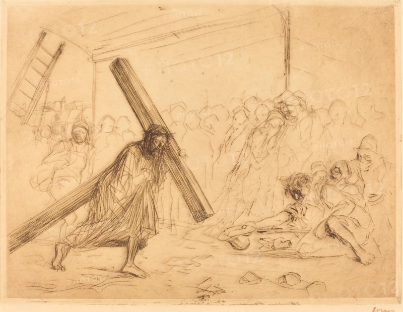 Christ Carrying the Cross (fourth plate), 1910.