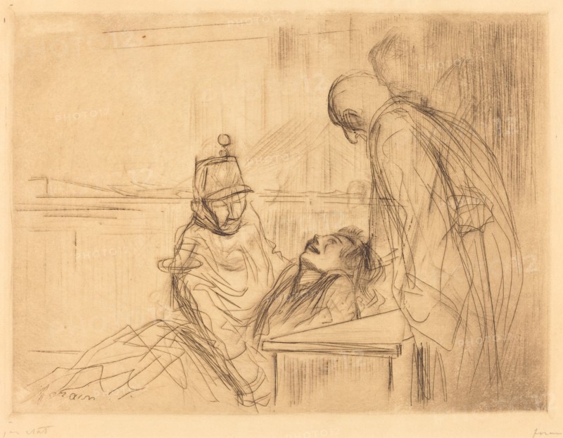 Fainting at the Hearing, 1910.