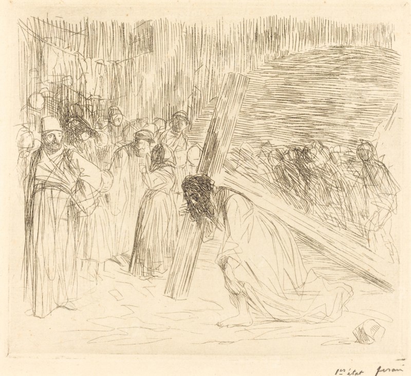 Christ Carrying the Cross (fifth plate), c. 1910.