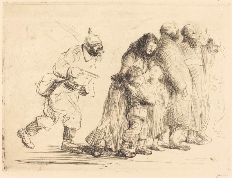 The Notables (large plate), c. 1915.