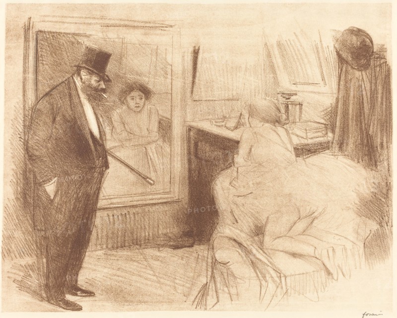 The Dancer's Dressing Room (second plate), 1894.