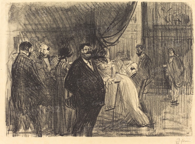 Gambling Room, 1914.