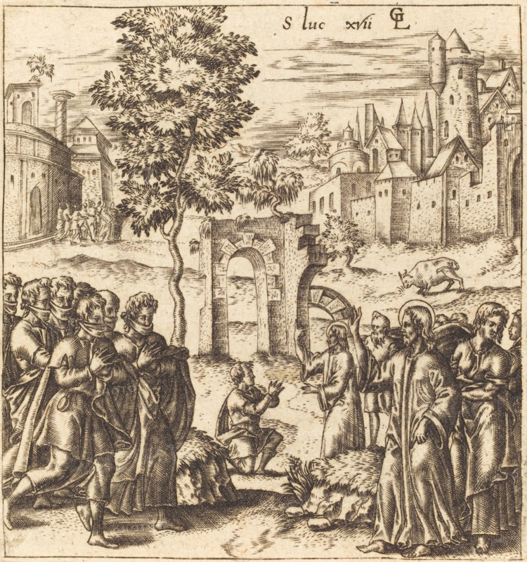 The Ten Lepers are Cleansed, probably c. 1576/1580.