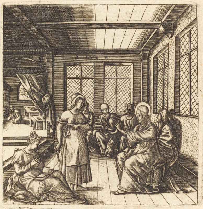 Christ in the House of Mary and Martha, probably c. 1576/1580.