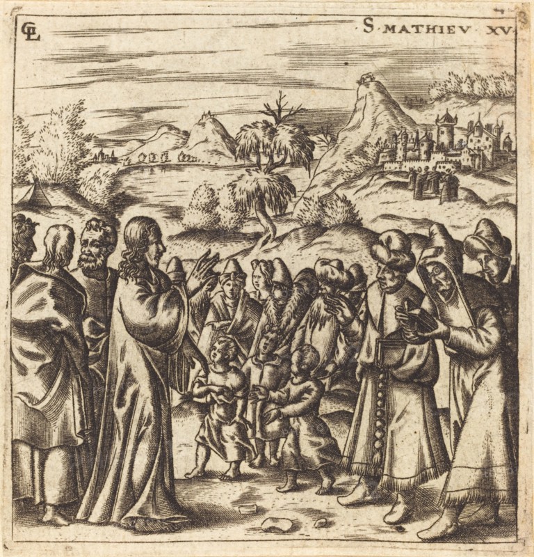 Christ Rebukes the Scribes and Pharisees, probably c. 1576/1580.