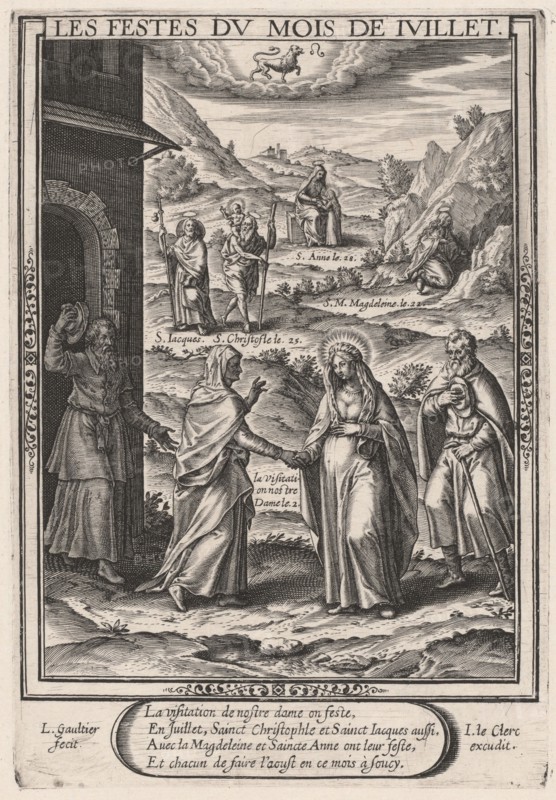 Les Festes du mois de Juillet (July: The Visitation), 1603.