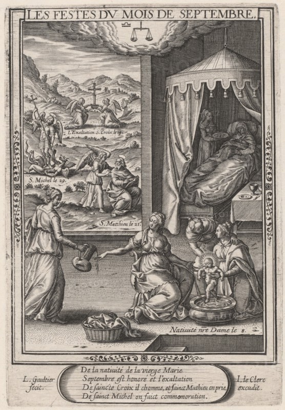Les Festes du mois de Septembre (September: Birth of the Virgin), 1603.