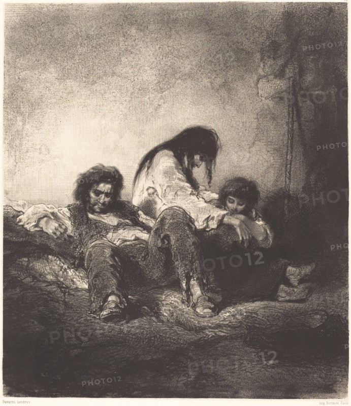 The Poor Family (Une famille pauvre), 1843/1848.