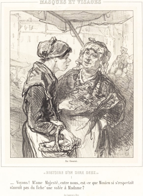 Voyons! Mme Majeste..., 1853.