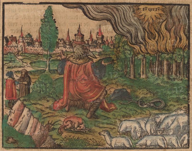 Moses and the Burning Bush, c. 1500.