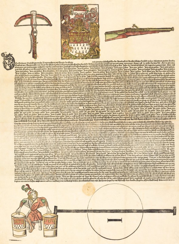 Broadside: An Invitation to an Arms Competition, in or after 1501.