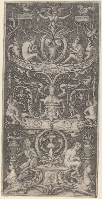 Ornamental Panel Inscribed "Victoria Augusta", c. 1516.