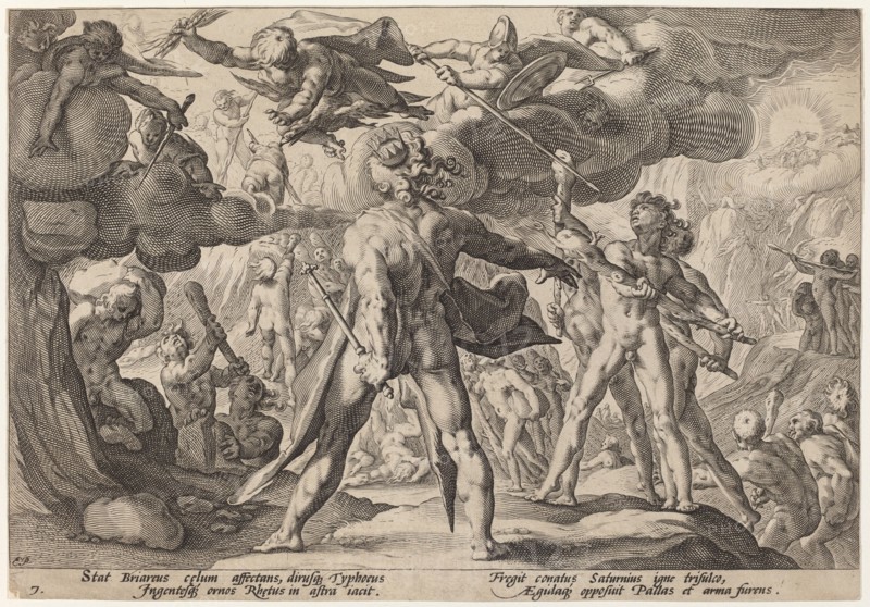 The Giants Climbing the Heavens, c. 1589.