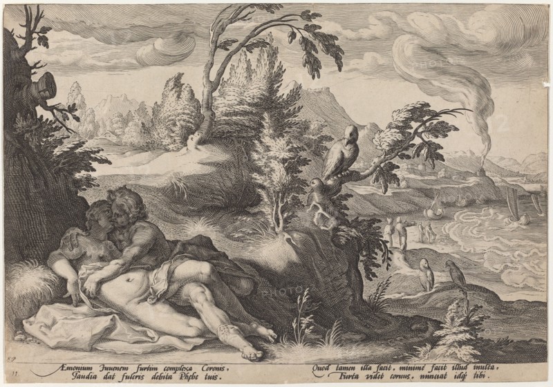 Apollo and Coronis, 1589.
