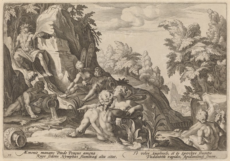 The River God Peneus Surrounded by Other Divinities, 1589.