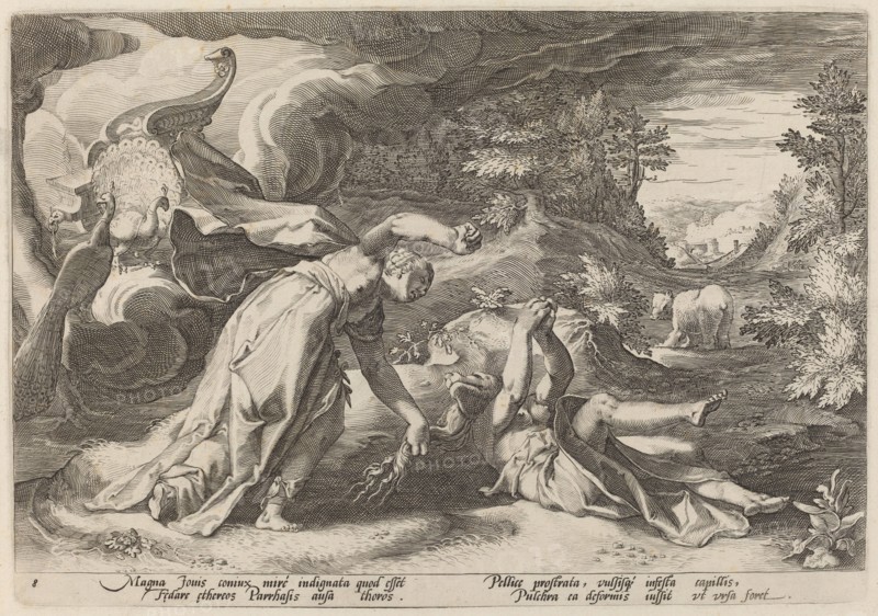 Juno Turning Callisto into a Bear, c. 1589.