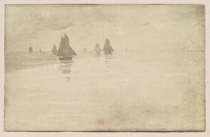 Boats in a Morning Fog, c. 1887.