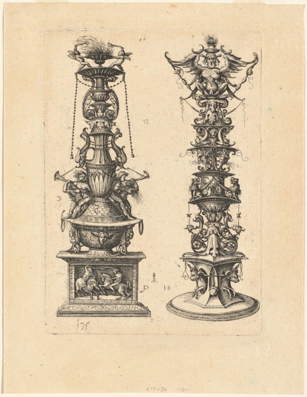 Two Candelabrum Designs.