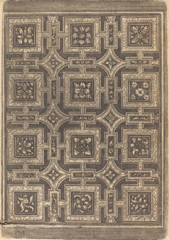 Ornamental Design for Coffered Ceiling.