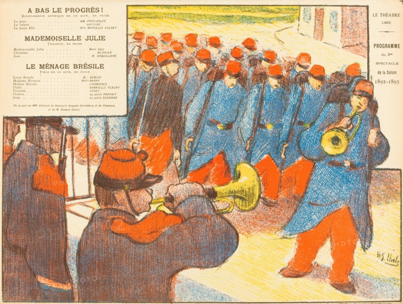 A Bas Le Progrès!; Mademoiselle Julie; Le Ménage Brésile, 1893.