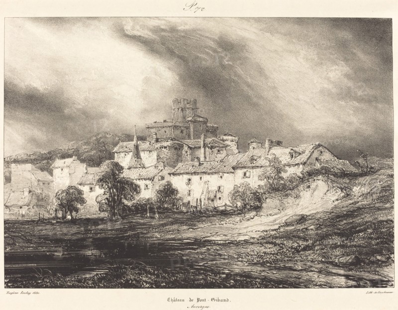Château de Pont-Gibaud.