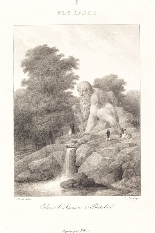 Colossus L'Apenin, Pratolino, 1822.
