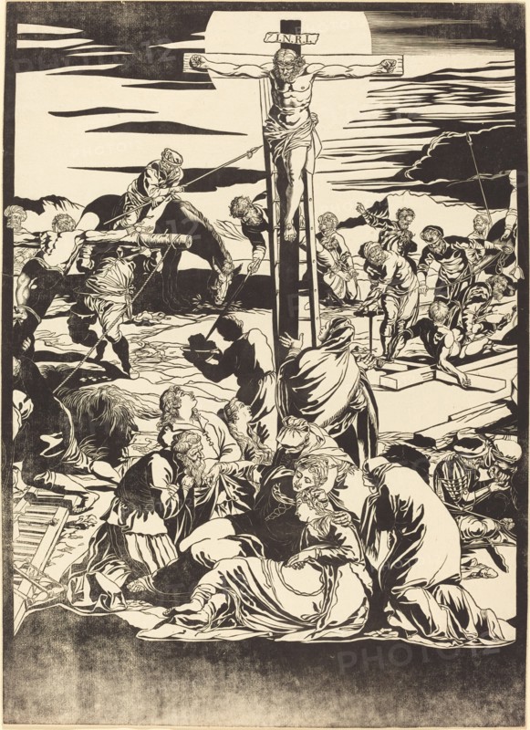 The Crucifixion [center plate], 1741.