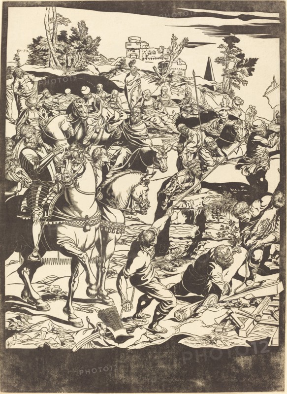 The Crucifixion [left plate], 1741.