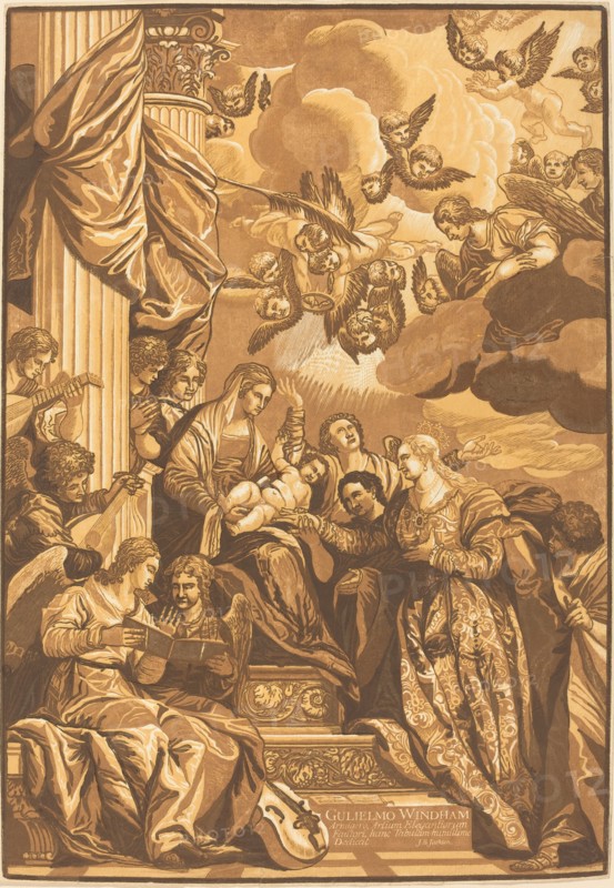 The Mystic Marriage of Saint Catherine, 1740.
