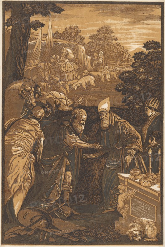 Melchisedech Blessing Abraham, 1743.