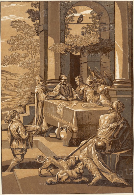 Dives and Lazarus (Right Panel), 1743.