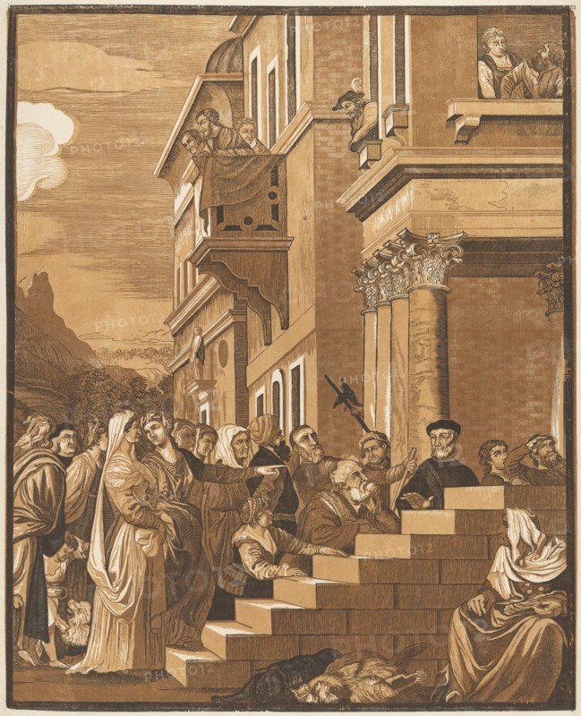 Presentation of the Virgin in the Temple (Center Panel), 1742.