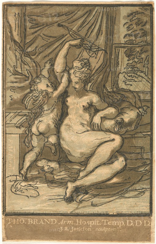 Venus and Cupid with a Bow, 1731.