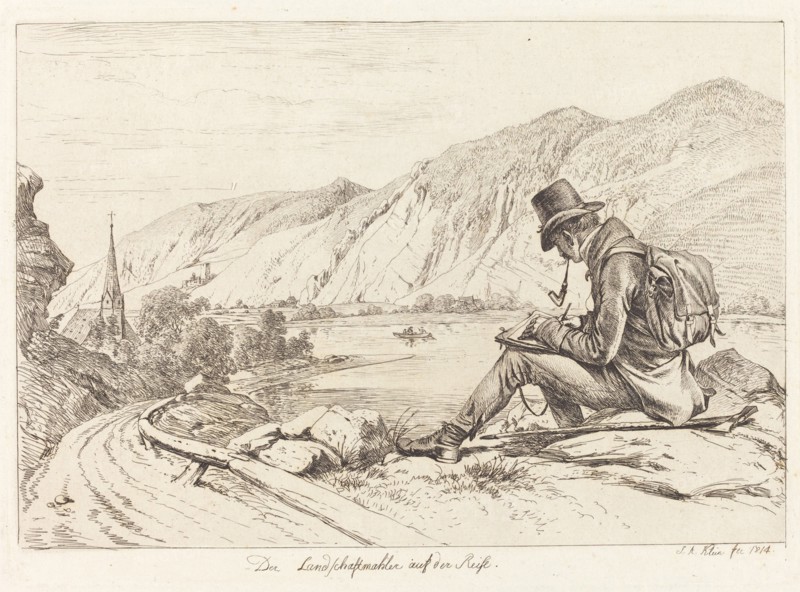 Der Landschaftmaler auf der Reise (The Landscape Painter on Tour), 1814.