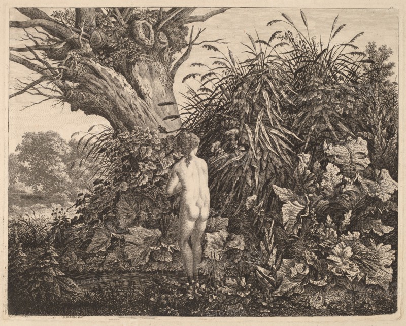 Bathing Maiden, 1796-1800.