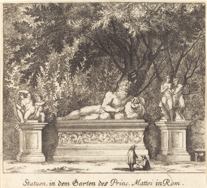 Gardens of Prince Mattei, Rome, 1681.